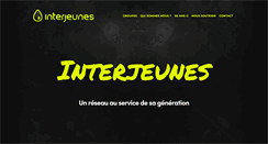 Desktop Screenshot of interjeunes.net
