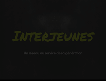 Tablet Screenshot of interjeunes.net